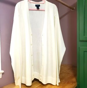 Dockers white/cream cardigan